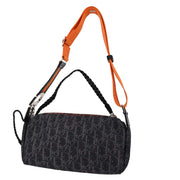 Christian Dior Navy Orange Flight Shoulder Bag MC1015 AQ00166