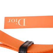 Christian Dior Navy Orange Flight Shoulder Bag MC1015 AQ00166