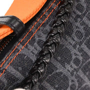 Christian Dior Navy Orange Flight Shoulder Bag MC1015 AQ00166