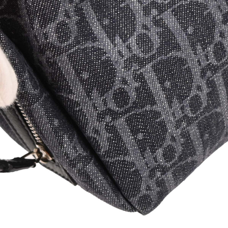 Christian Dior Navy Orange Flight Shoulder Bag MC1015 AQ00166