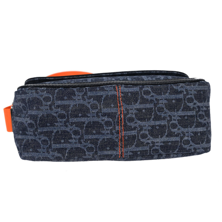 Christian Dior Navy Trotter Flight Handbag 167-BM-1025 AQ00167