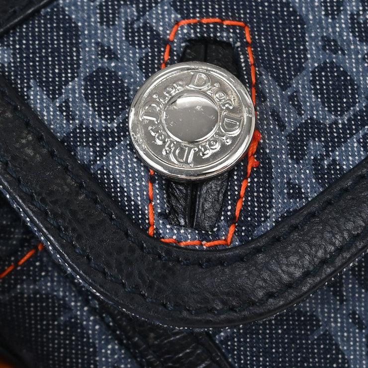Christian Dior Navy Trotter Flight Handbag 167-BM-1025 AQ00167