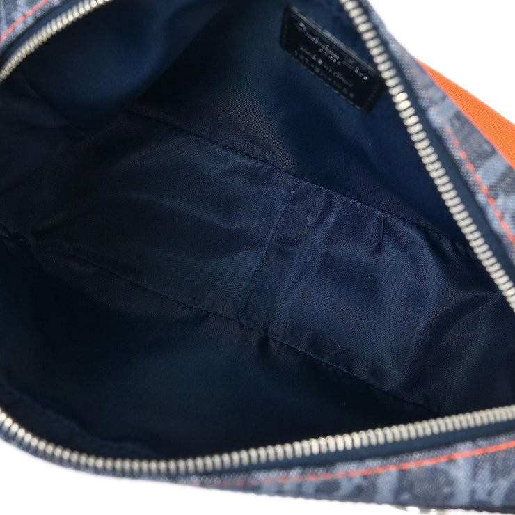 Christian Dior Navy Trotter Flight Handbag 167-BM-1025 AQ00167