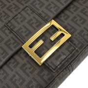 Fendi Brown Zucchino Mamma Baguette Handbag 2220-8BR001-YG1-089 AQ00171
