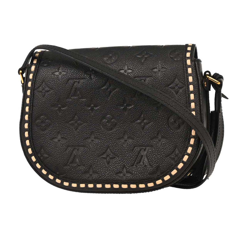 Louis Vuitton Black Monogram Empreinte Juno Shoulder Bag M43143 DU4126 AQ00172