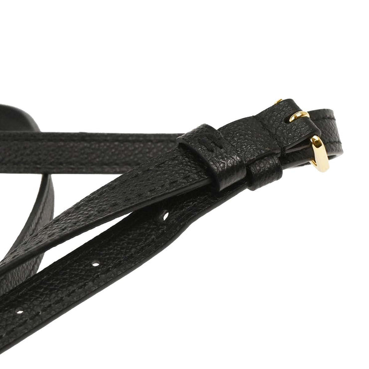 Louis Vuitton Black Monogram Empreinte Juno Shoulder Bag M43143 DU4126 AQ00172