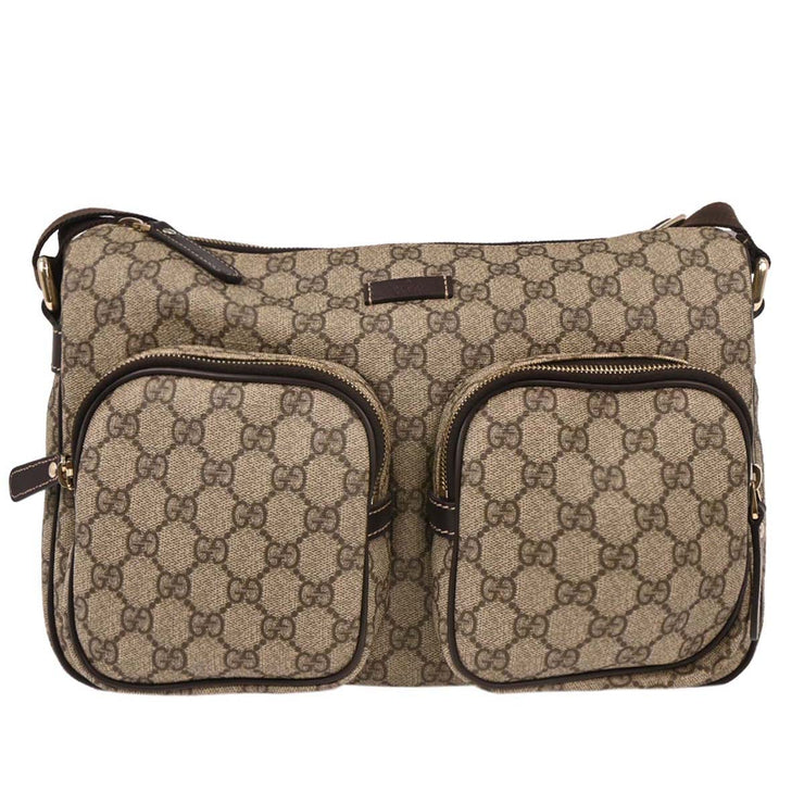 Gucci Beige PVC GG Shoulder Bag 246881 002123 AQ00181