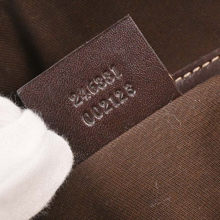 Gucci Beige PVC GG Shoulder Bag 246881 002123 AQ00181