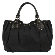 Gucci Black Canvas GG Tote Handbag 203626 204046 AQ00183