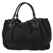 Gucci Black Canvas GG Tote Handbag 203626 204046 AQ00183