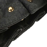 Gucci Black Canvas GG Tote Handbag 203626 204046 AQ00183