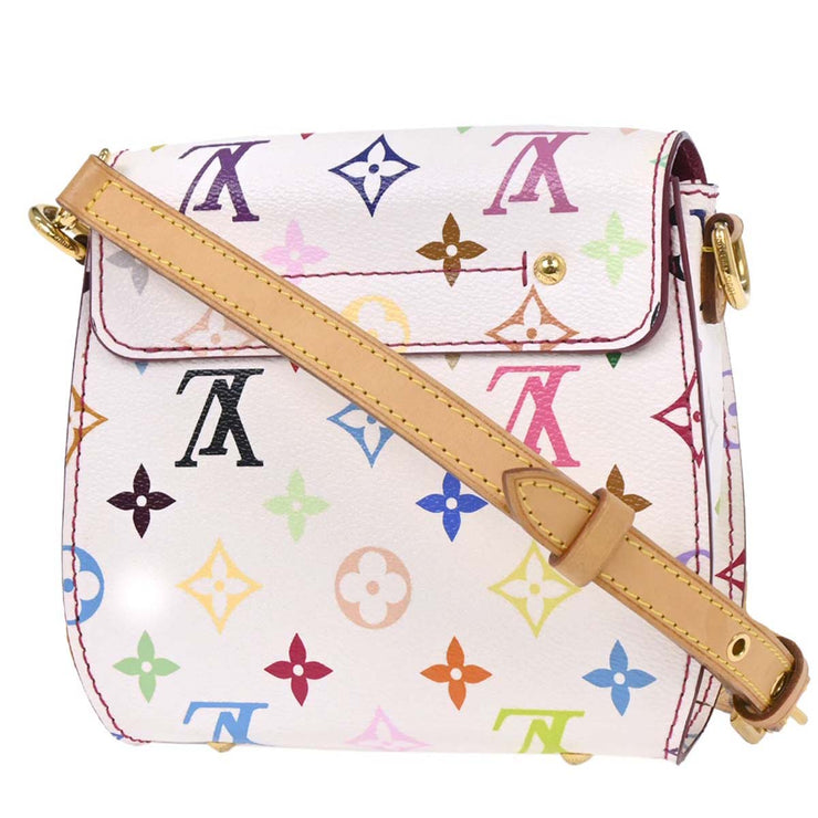 Louis Vuitton White Multicolor Heartbreaker Shoulder Bag M40660 TJ1172 AQ00185