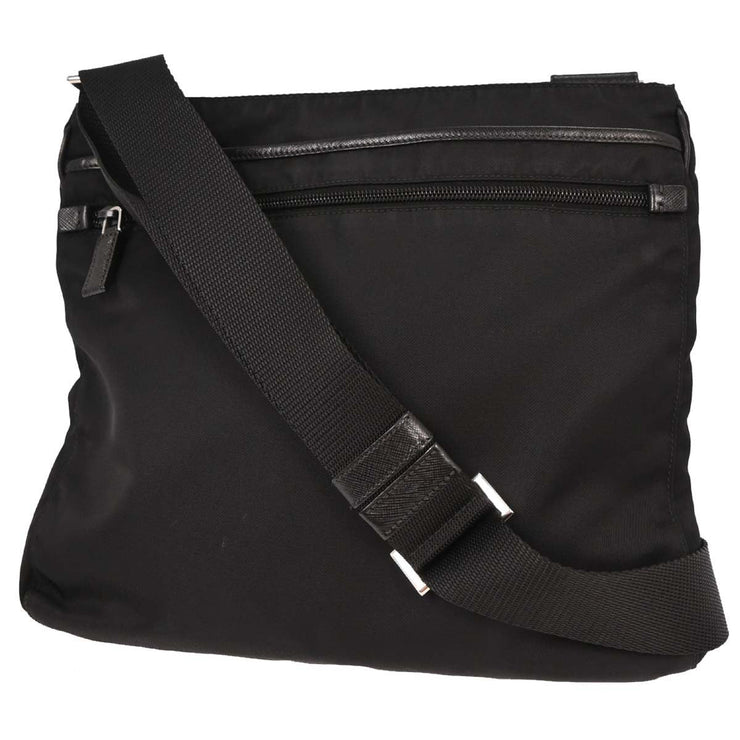 Prada Black Nylon Shoulder Bag 165 AQ00193