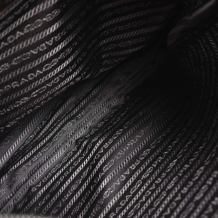 Prada Black Nylon Shoulder Bag 165 AQ00193