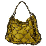 Bottega Veneta Yellow Satin Handbag 10828608434BZ 9G00056279G819 801990 AQ00199
