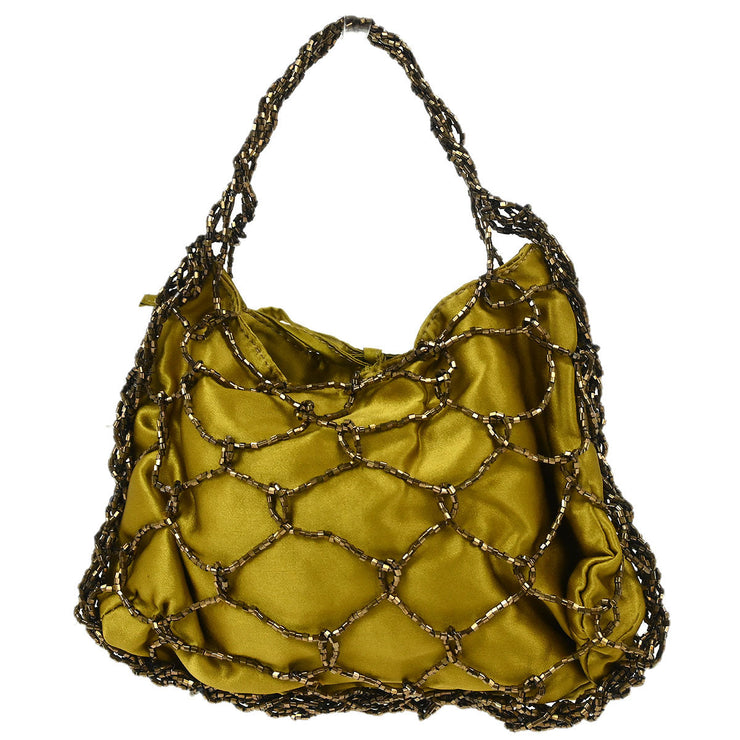 Bottega Veneta Yellow Satin Handbag 10828608434BZ 9G00056279G819 801990 AQ00199