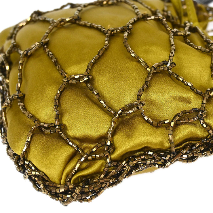 Bottega Veneta Yellow Satin Handbag 10828608434BZ 9G00056279G819 801990 AQ00199