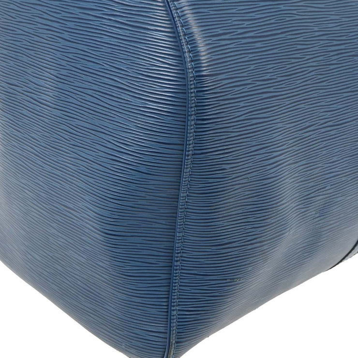 Louis Vuitton Blue Epi Keepall 50 Travel Handbag M42965 VI0974 AQ00203
