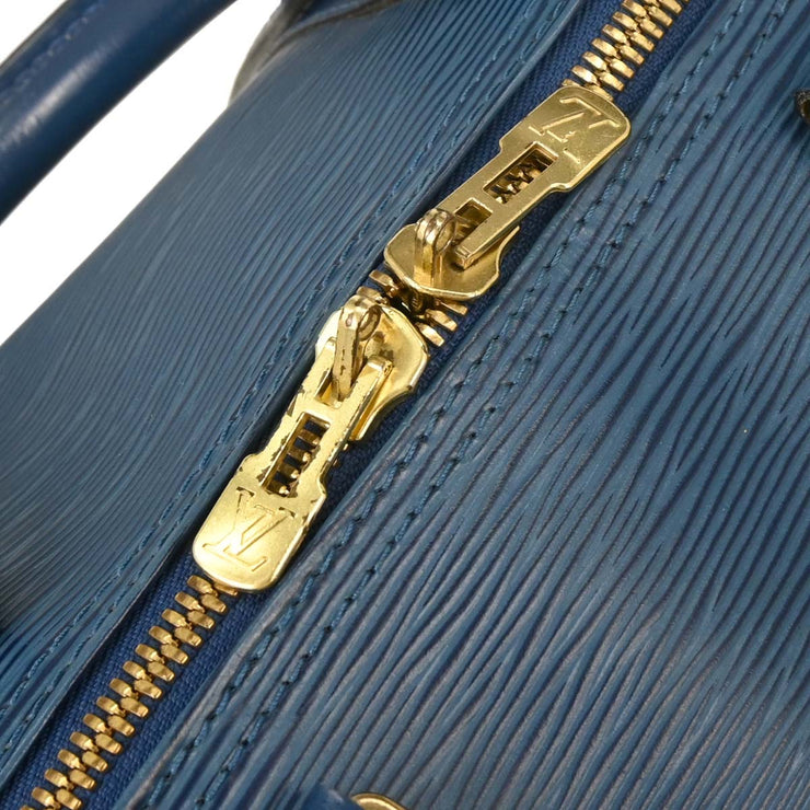 Louis Vuitton Blue Epi Keepall 50 Travel Handbag M42965 VI0974 AQ00203