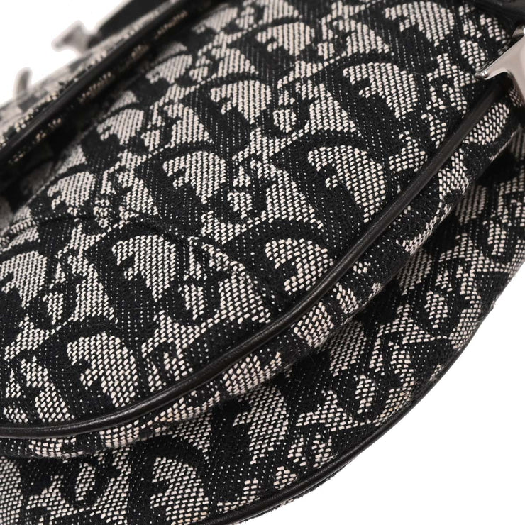 Christian Dior Black Trotter Saddle Handbag RU1002 AQ00206