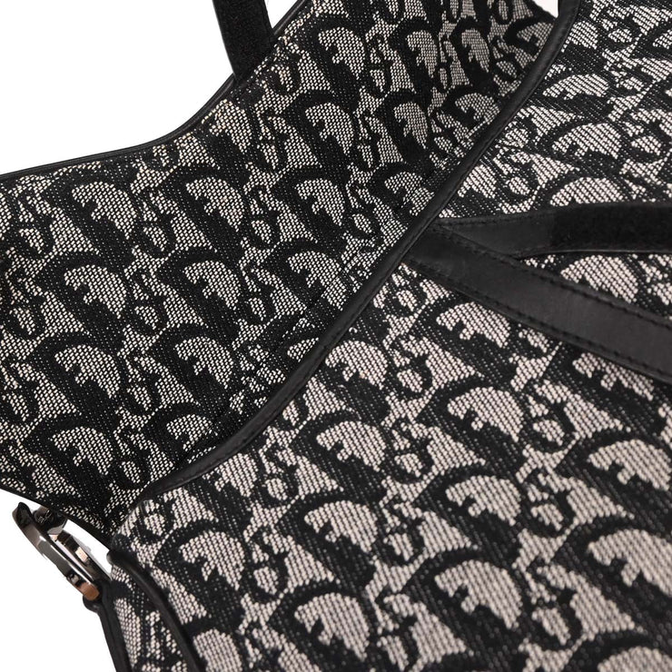 Christian Dior Black Trotter Saddle Handbag RU1002 AQ00206