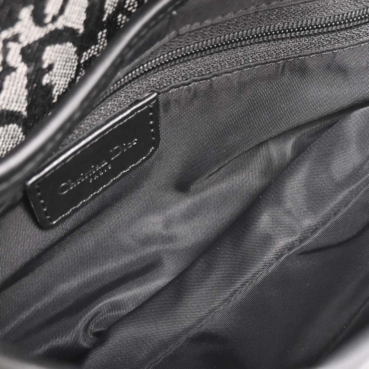 Christian Dior Black Trotter Saddle Handbag RU1002 AQ00206