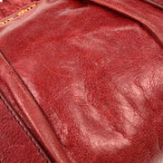 Miu Miu Red Leather 2way Tote Handbag 154 AQ00211