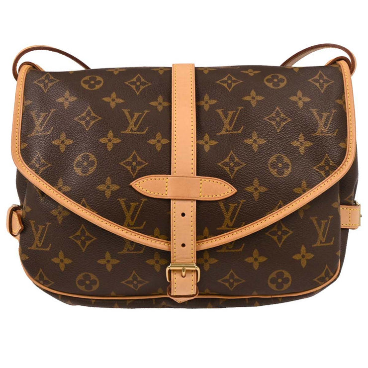 Louis Vuitton Monogram Saumur 30 Messenger Shoulder Bag M42256 MB1022 AQ00218