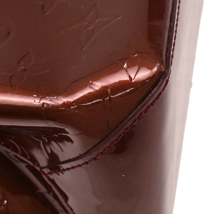 Louis Vuitton Rouge Favist Monogram Vernis Wilshire PM M91644 SN0191 AQ00223