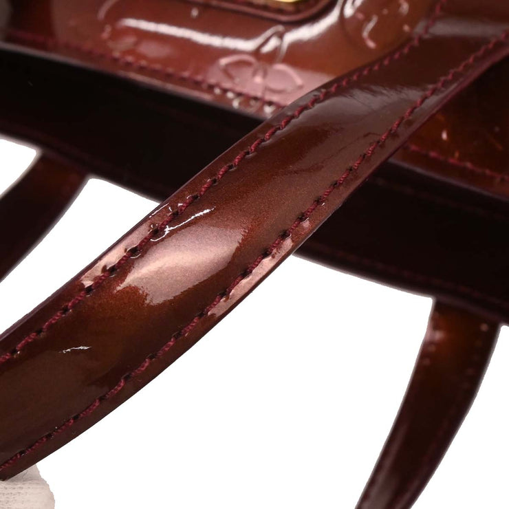 Louis Vuitton Rouge Favist Monogram Vernis Wilshire PM M91644 SN0191 AQ00223