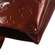 Louis Vuitton Rouge Favist Monogram Vernis Wilshire PM M91644 SN0191 AQ00223