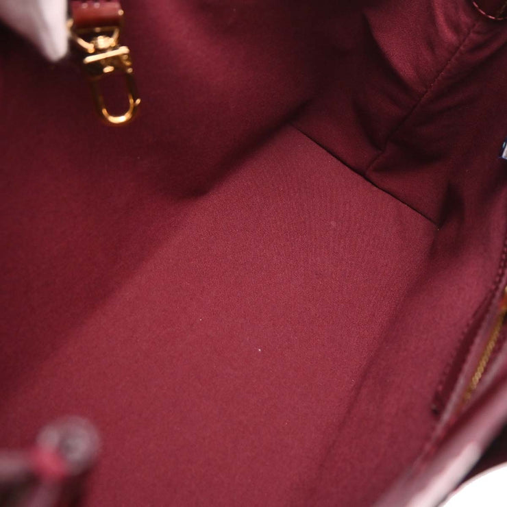 Louis Vuitton Rouge Favist Monogram Vernis Wilshire PM M91644 SN0191 AQ00223
