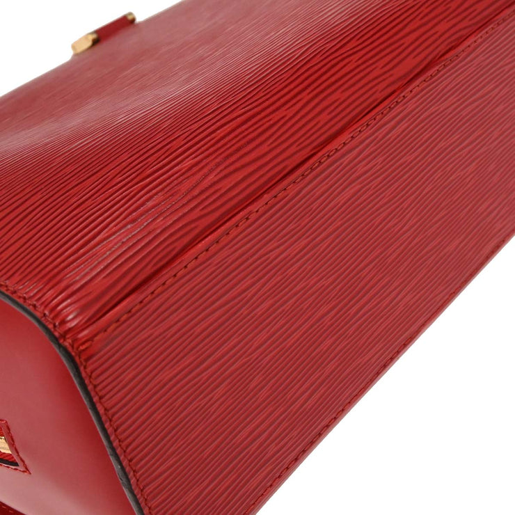 Louis Vuitton Red Epi Pont Neuf Handbag M52057 MI1907 AQ00229