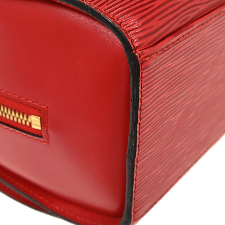 Louis Vuitton Red Epi Pont Neuf Handbag M52057 MI1907 AQ00229