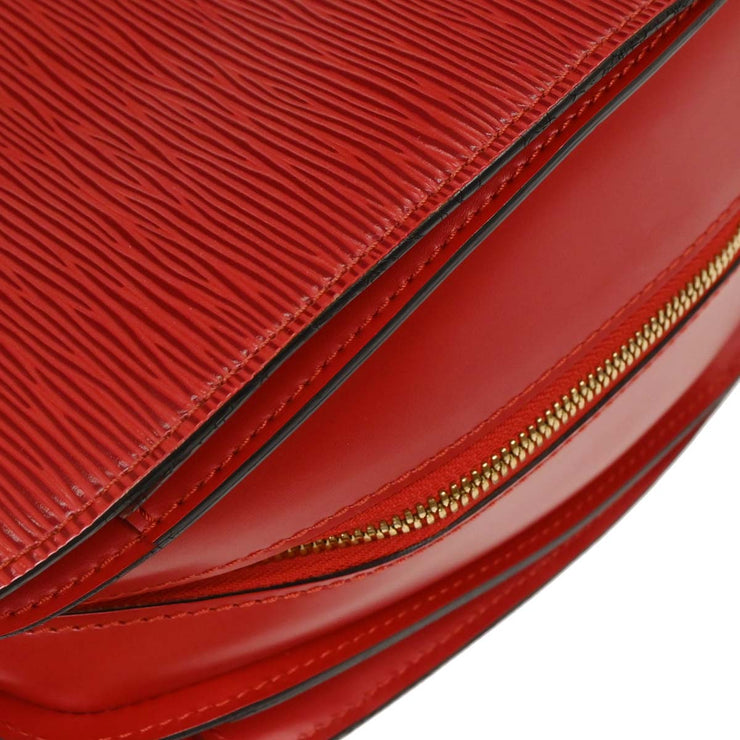 Louis Vuitton Red Epi Pont Neuf Handbag M52057 MI1907 AQ00229