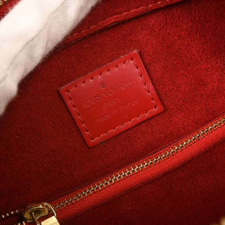 Louis Vuitton Red Epi Pont Neuf Handbag M52057 MI1907 AQ00229