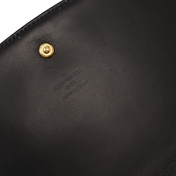 Louis Vuitton Black Opera Aegean Clutch Handbag M63962 MI0922 AQ00238