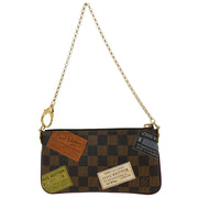 Louis Vuitton Damier Pochette Milla MM Chain Handbag N63080 AA2069 AQ00241