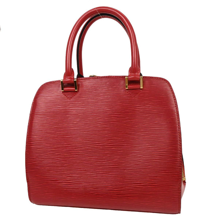Louis Vuitton Red Epi Pont Neuf Handbag M52057 MI0988 AQ00243