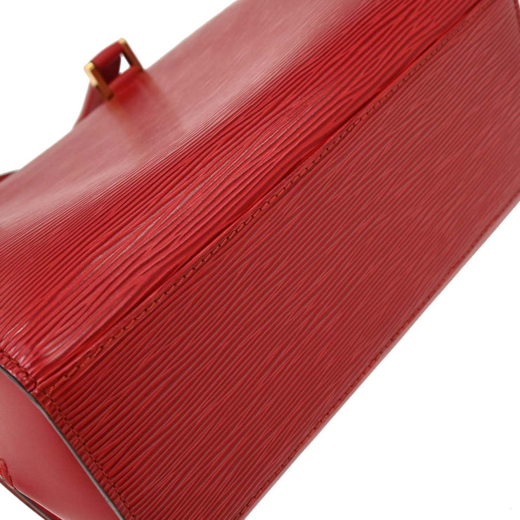 Louis Vuitton Red Epi Pont Neuf Handbag M52057 MI0988 AQ00243