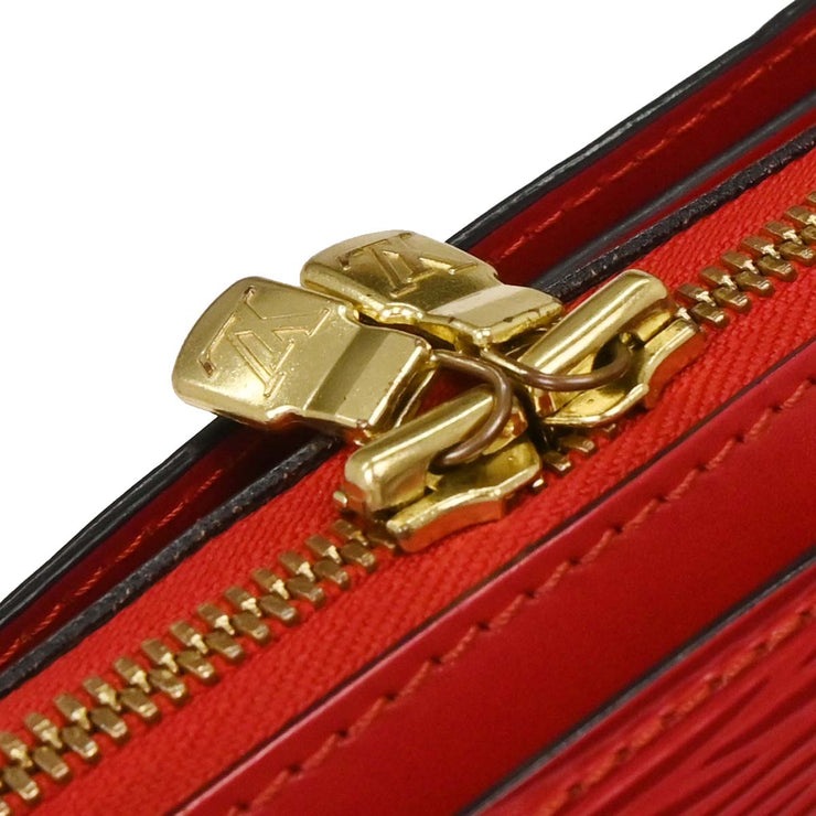 Louis Vuitton Red Epi Pont Neuf Handbag M52057 MI0988 AQ00243