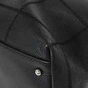 Chanel Black Calfskin Choco Bar Tote Handbag AQ00248