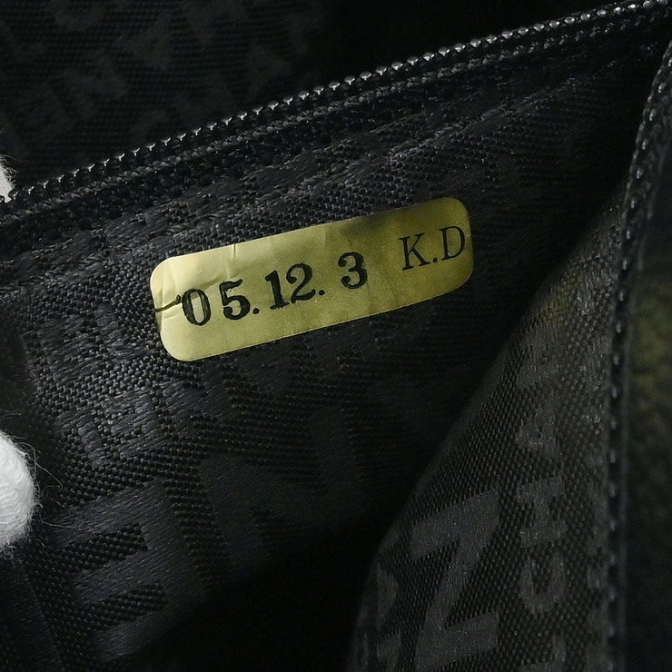 Chanel Black Calfskin Choco Bar Tote Handbag AQ00248