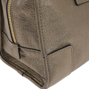 Loewe Metallic Silver Leather Amazona 28 Handbag 010911 AQ00251