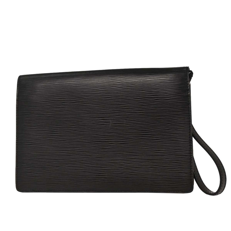 Louis Vuitton Black Epi Pochette Sellier Dragonne Clutch M52762 RI3180 AQ00256