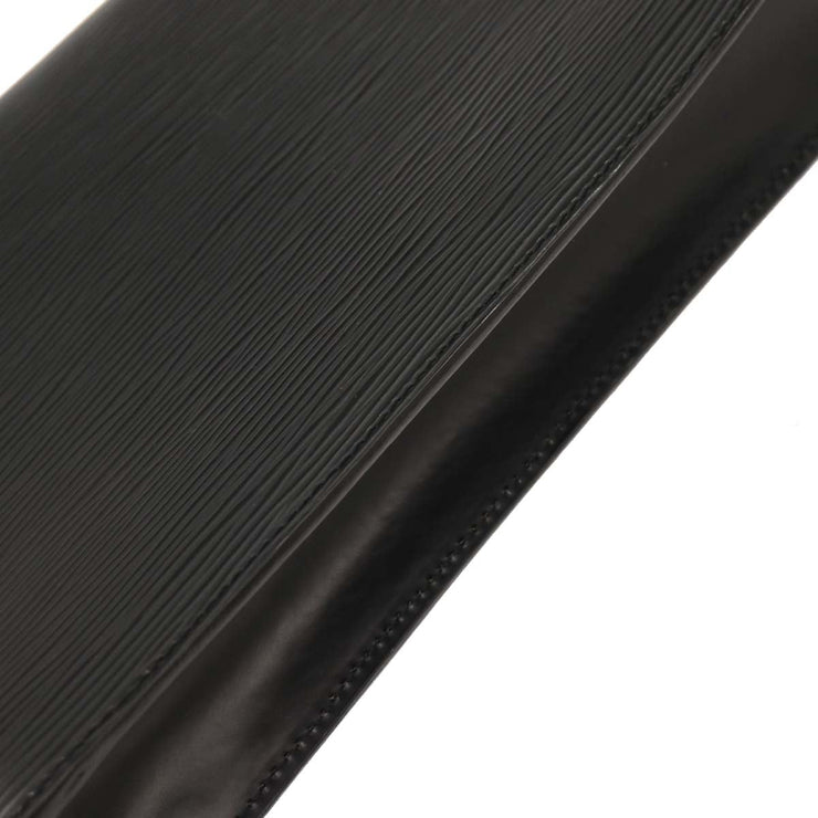 Louis Vuitton Black Epi Pochette Sellier Dragonne Clutch M52762 RI3180 AQ00256