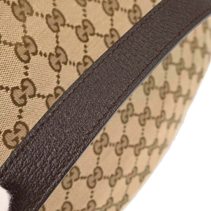 Gucci Beige Canvas GG Hobo Handbag 130736 493492 AQ00257