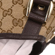 Gucci Beige Canvas GG Hobo Handbag 130736 493492 AQ00257