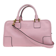 Loewe Pink Leather Amazona 28 2way Handbag 471512 AQ00261