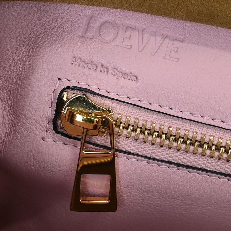 Loewe Pink Leather Amazona 28 2way Handbag 471512 AQ00261